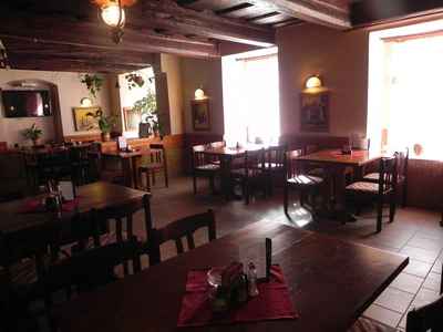 interiér restaurace